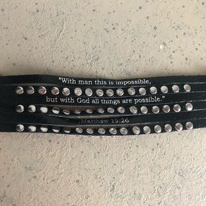 Make a Difference Bracelet w/Scripture Reference